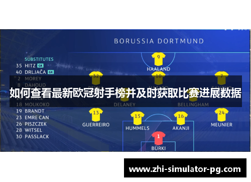 如何查看最新欧冠射手榜并及时获取比赛进展数据