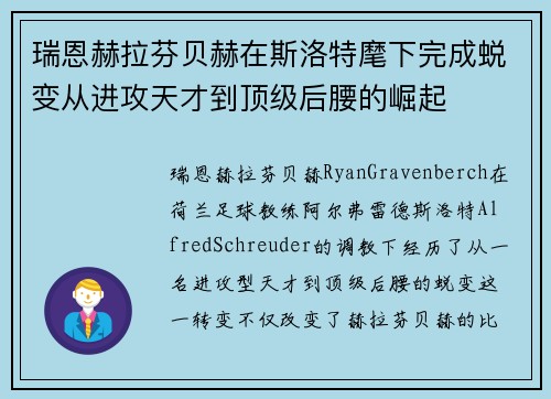 瑞恩赫拉芬贝赫在斯洛特麾下完成蜕变从进攻天才到顶级后腰的崛起 瑞恩赫拉芬贝赫在斯洛特麾下完成蜕变从进攻天才到顶级后腰的崛起